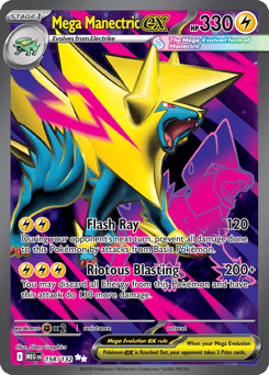 Mega Manectric ex – Ultra Rare – Mega Evolution
