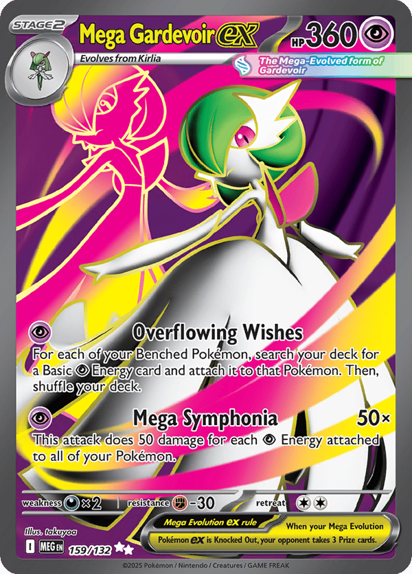 Mega Gardevoir ex – Ultra Rare – Mega Evolution