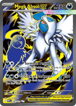 Mega Absol ex – Ultra Rare – Mega Evolution