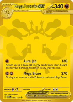 Mega Lucario ex – Mega Hyper Rare – Mega Evolution