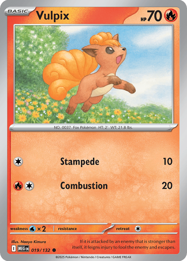Vulpix – Common – Mega Evolution