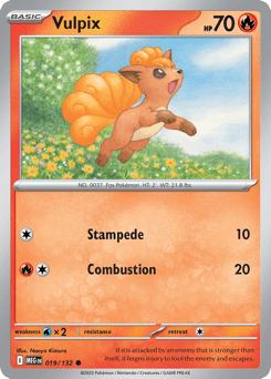 Vulpix – Common – Mega Evolution
