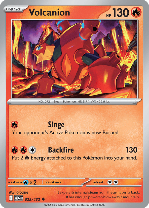 Volcanion – Uncommon – Mega Evolution