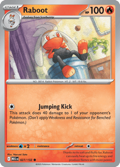 Raboot – Common – Mega Evolution