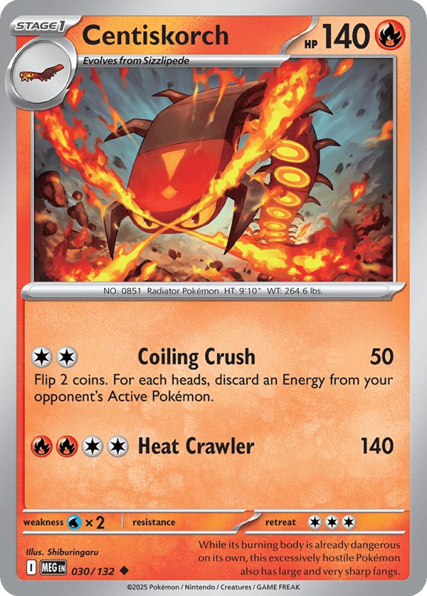 Centiskorch – Uncommon – Mega Evolution