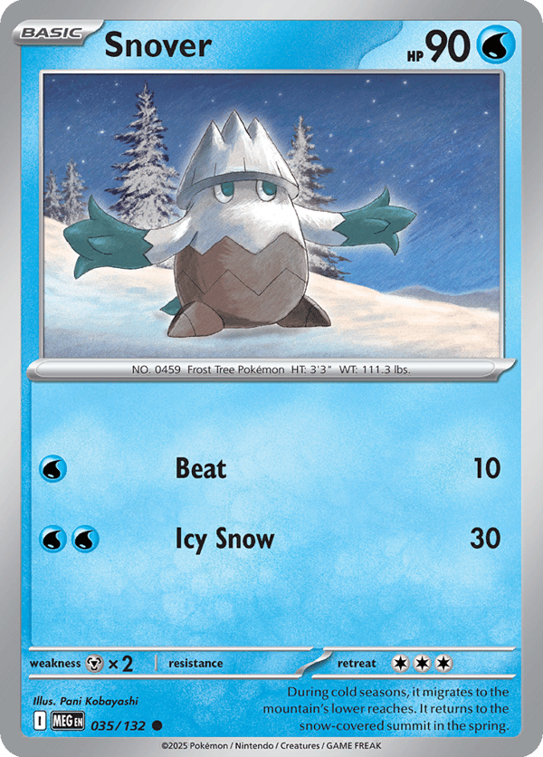 Snover – Common – Mega Evolution