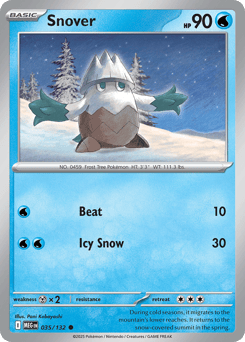 Snover – Common – Mega Evolution