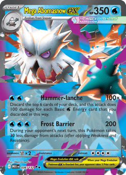 Mega Abomasnow ex – Double Rare – Mega Evolution