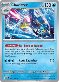 Clawitzer – Rare – Mega Evolution
