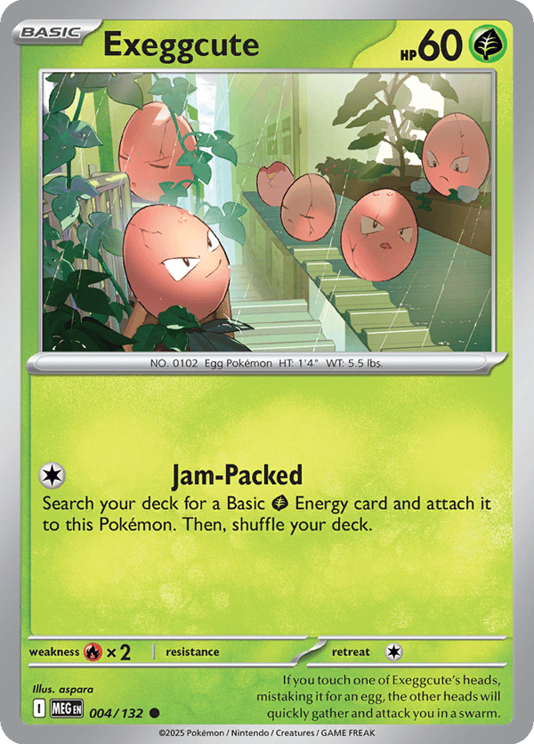 Exeggcute – Common – Mega Evolution