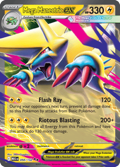 Mega Manectric ex – Double Rare – Mega Evolution