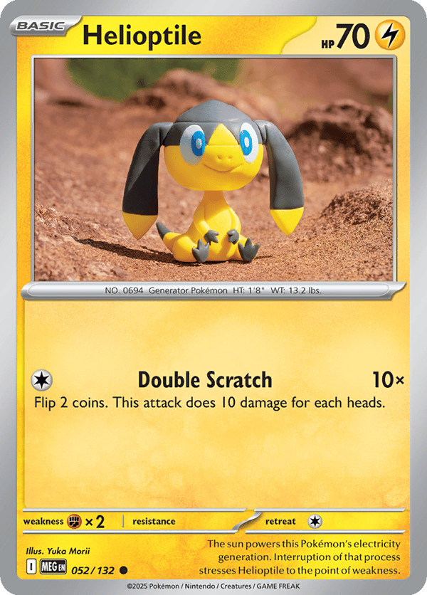 Helioptile – Common – Mega Evolution