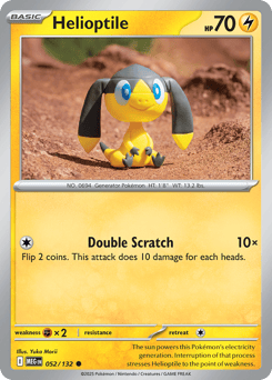 Helioptile – Common – Mega Evolution