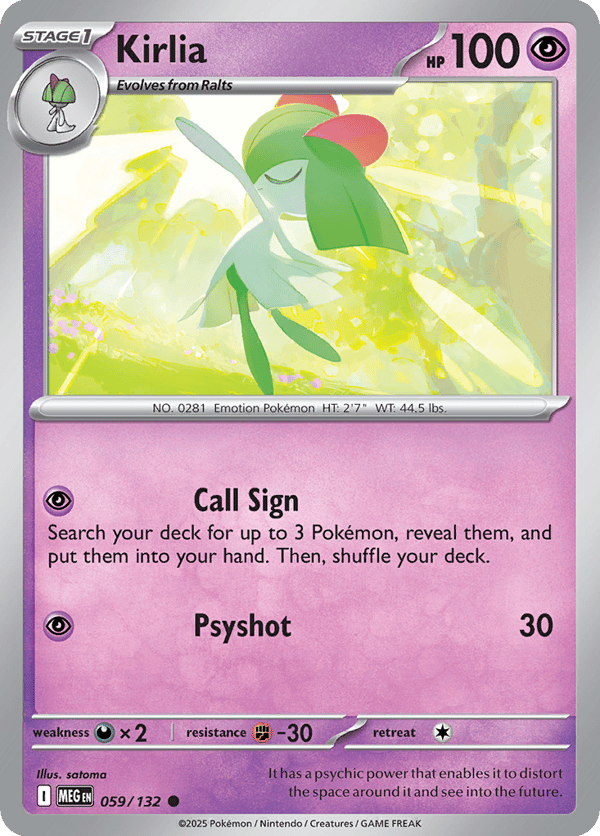 Kirlia – Common – Mega Evolution