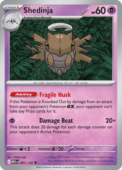 Shedinja – Uncommon – Mega Evolution