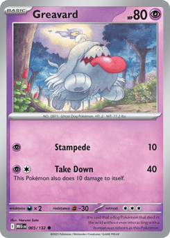Greavard – Common – Mega Evolution