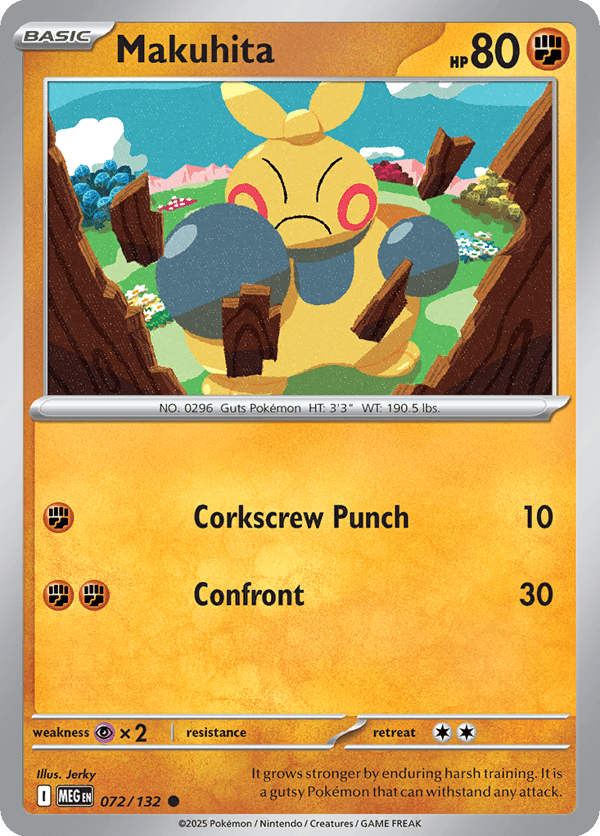 Makuhita – Common – Mega Evolution