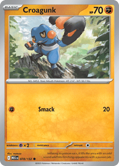 Croagunk – Common – Mega Evolution