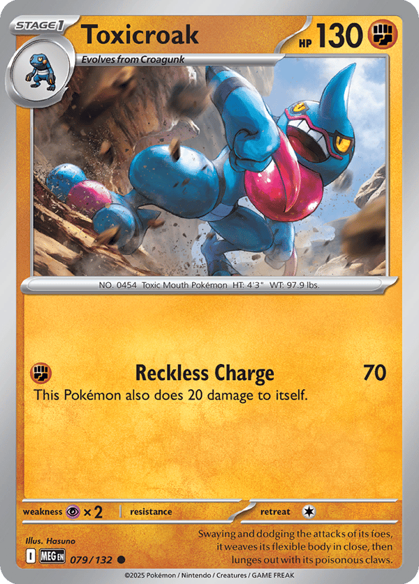 Toxicroak – Common – Mega Evolution