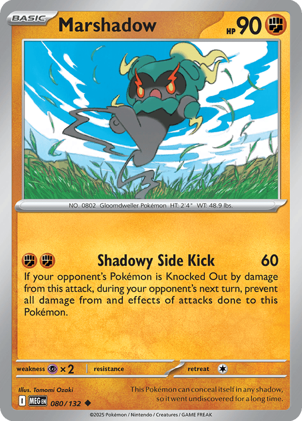 Marshadow – Uncommon – Mega Evolution