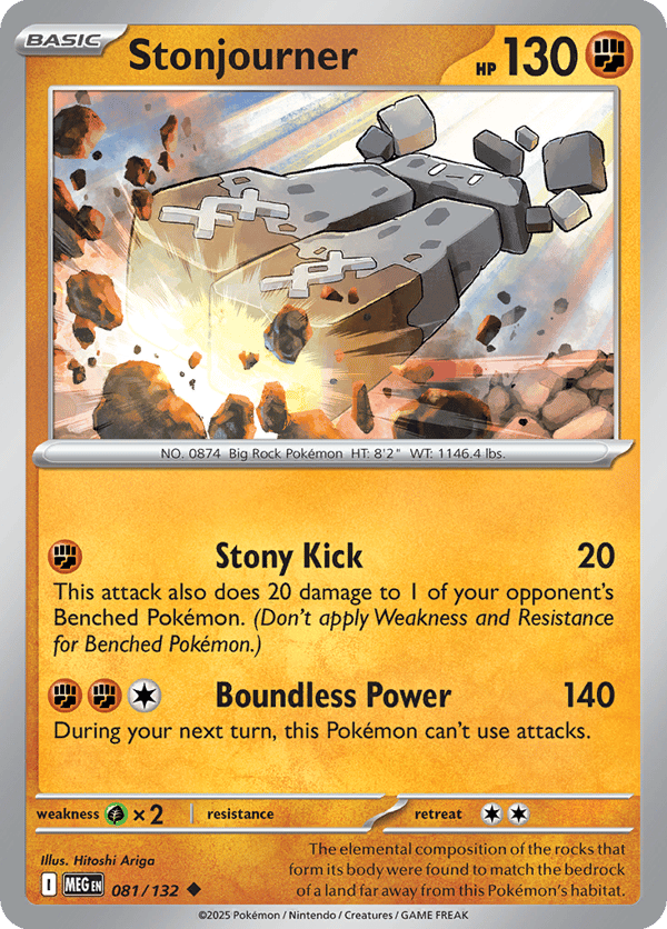 Stonjourner – Uncommon – Mega Evolution