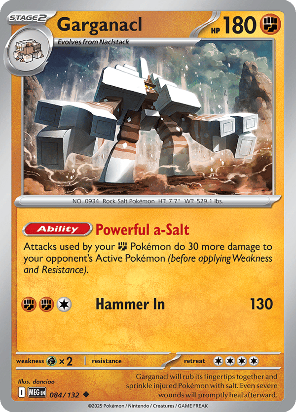 Garganacl – Uncommon – Mega Evolution