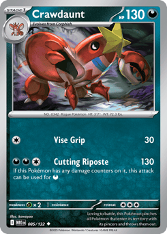 Crawdaunt – Uncommon – Mega Evolution