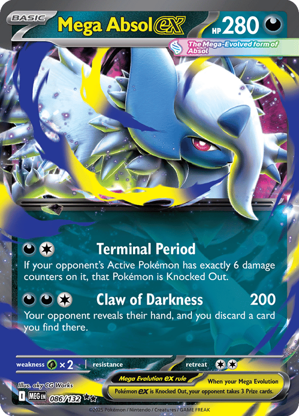 Mega Absol ex – Double Rare – Mega Evolution
