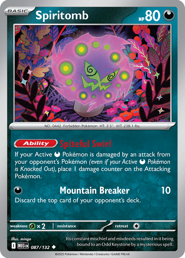 Spiritomb – Uncommon – Mega Evolution