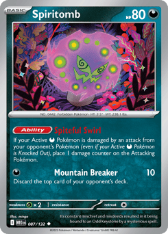 Spiritomb – Uncommon – Mega Evolution