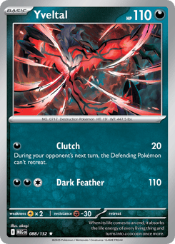 Yveltal – Rare – Mega Evolution