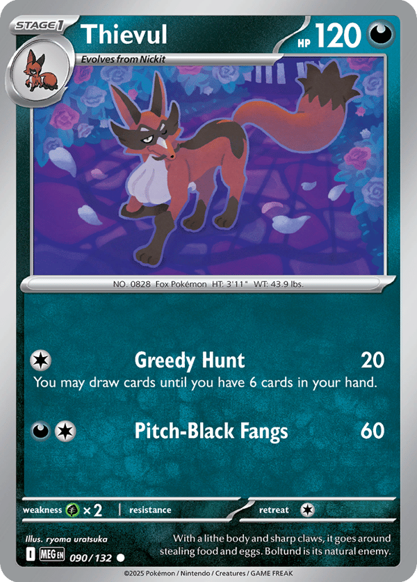 Thievul – Common – Mega Evolution