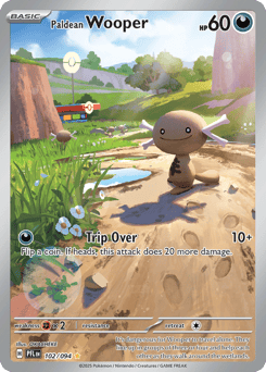 Paldean Wooper – Illustration Rare
