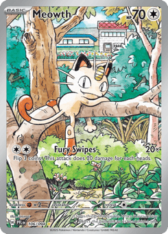 Meowth – Illustration Rare – Phantasmal Flames