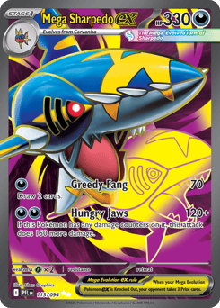 Mega Sharpedo ex – Ultra Rare
