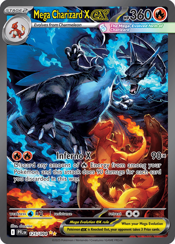 Mega Charizard X ex – Special Illustration Rare – Phantasmal Flames