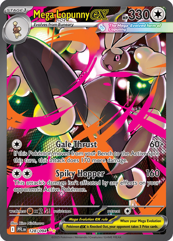 Mega Lopunny ex – Special Illustration Rare – Phantasmal Flames