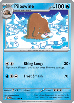 Piloswine – Common
