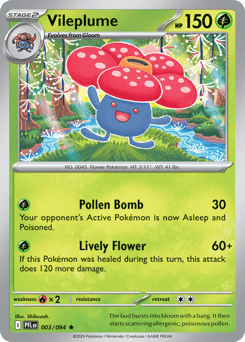 Vileplume – Rare