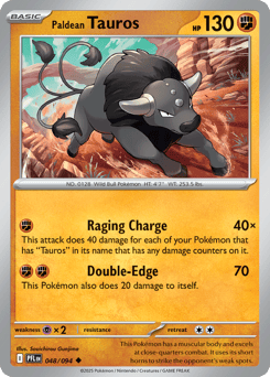 Paldean Tauros – Uncommon