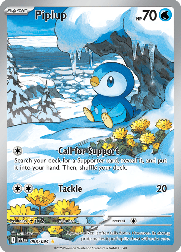 Piplup – Illustration Rare – Phantasmal Flames