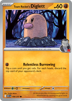 Team Rocket's Diglett – Common