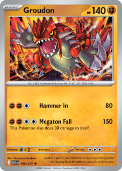 Groudon – Rare