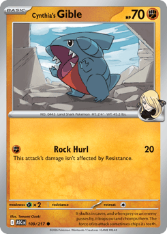 Cynthia's Gible – Common