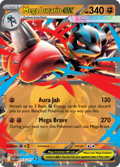 Mega Lucario ex – Double Rare