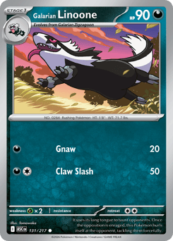 Galarian Linoone – Common
