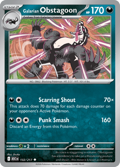 Galarian Obstagoon – Uncommon