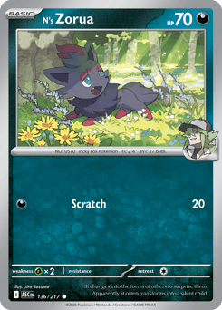N's Zorua – Common