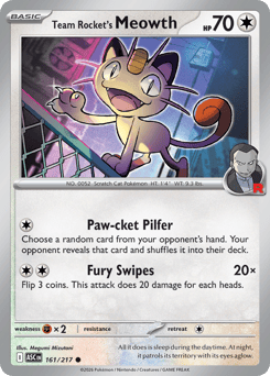 Team Rocket's Meowth – Common