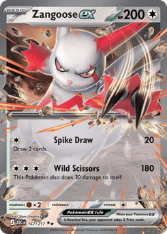 Zangoose ex – Double Rare